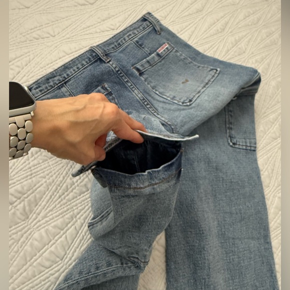 Hudson Jeans, wide leg Cargo Jeans - Picture 5 of 6